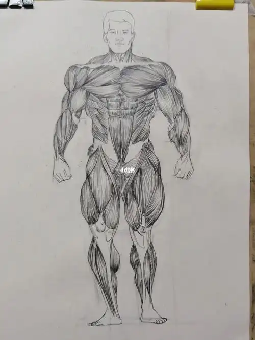 画画打卡  #肌肉  #肌肉结构  #肌肉男孩  #素描  #人体素描