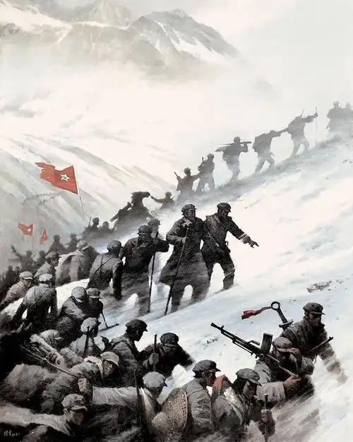 红色记忆开始长征④进入千里雪山蔡长风