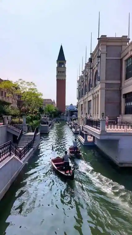 大连东港威尼斯水城体验贡多拉太美了