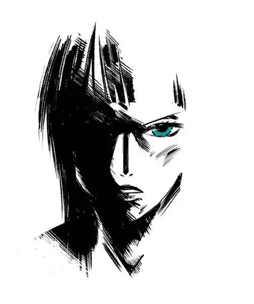 海贼王黑白头像:路飞怒目圆睁,香克斯严阵以待!