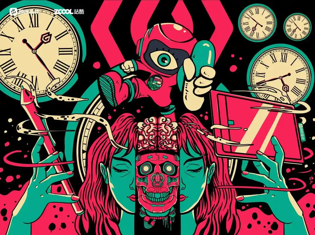 做了个ip形象视觉传达插画设计#插画 #即时设计 #站酷 # - 抖音