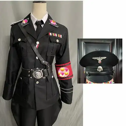低仿影视道具cosplay套装 演出现货 党卫军【12月30日发完】 男(衣服