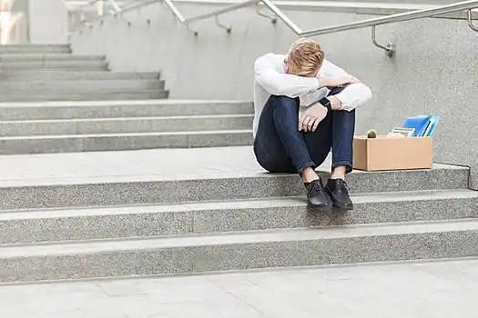 不开心,红发,胡须,商务,男人,纸板,头部,感觉,悲伤,哭,户外