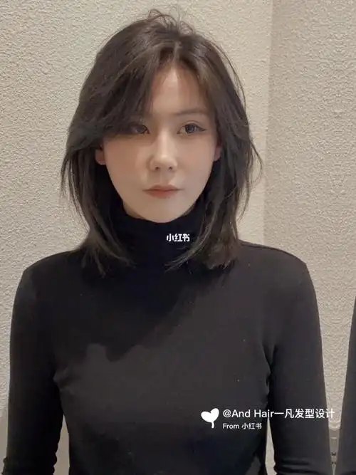 不挑脸型的锁骨发蓬松烫轻松解决头顶扁塌