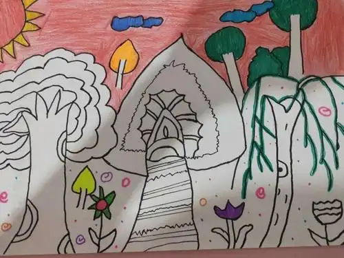 汇仟小学二年级优秀美术作品集锦