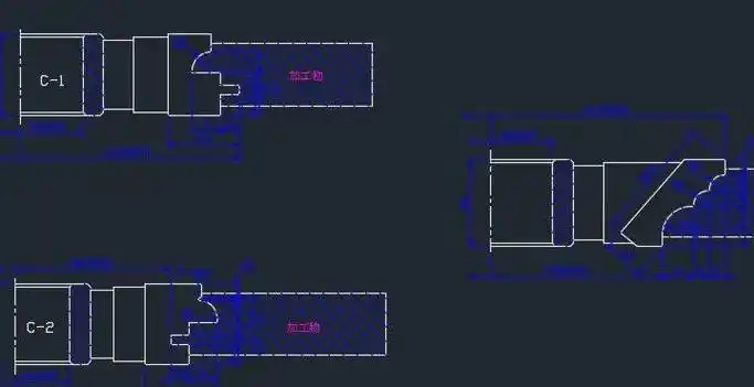 原创65个木工刀具cad设计图纸立轴铣刀和镂铣刀刀型图