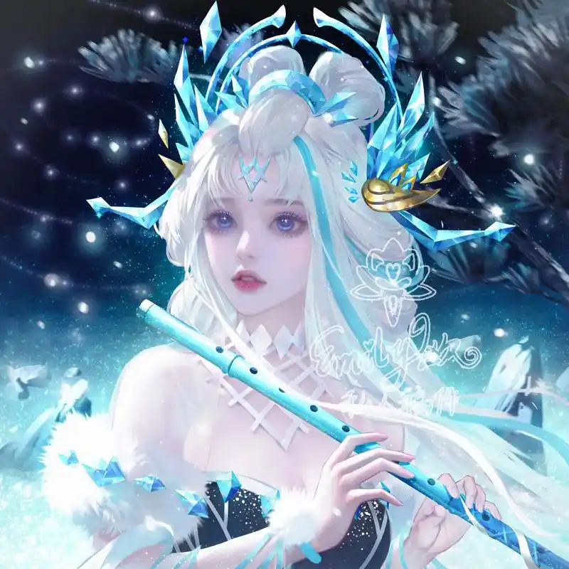 画了霜月吟#稿件展示 #霜月吟 #露娜 #王者荣耀 #画画 - 抖音