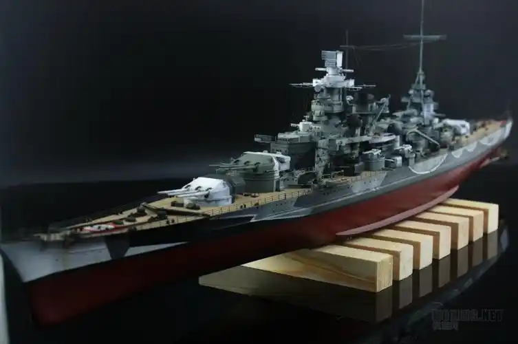 1/350沙恩霍斯特完工,末日之战迷彩涂装 - 舰船模型展示区 - 模型网发