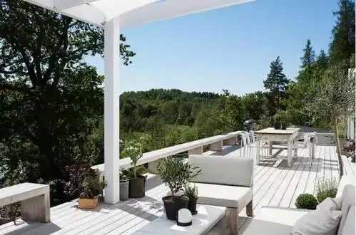 位于乡村的私人公寓有你向往的北欧风格大露台