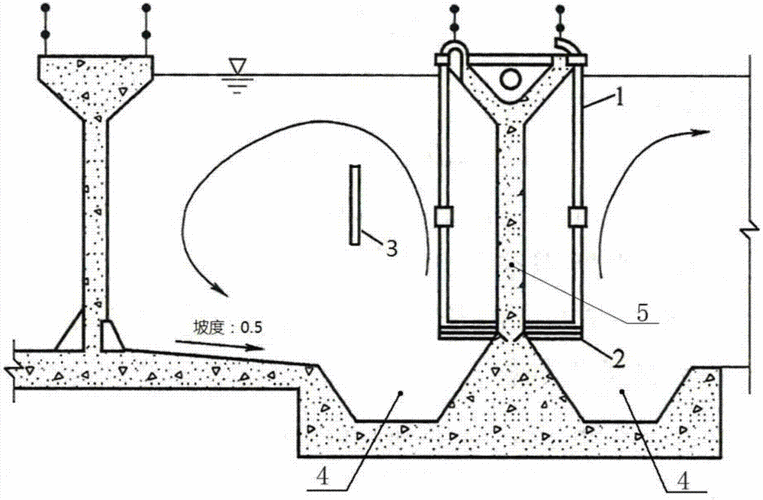 带盘式膜微孔曝气器的沉砂池的制作方法