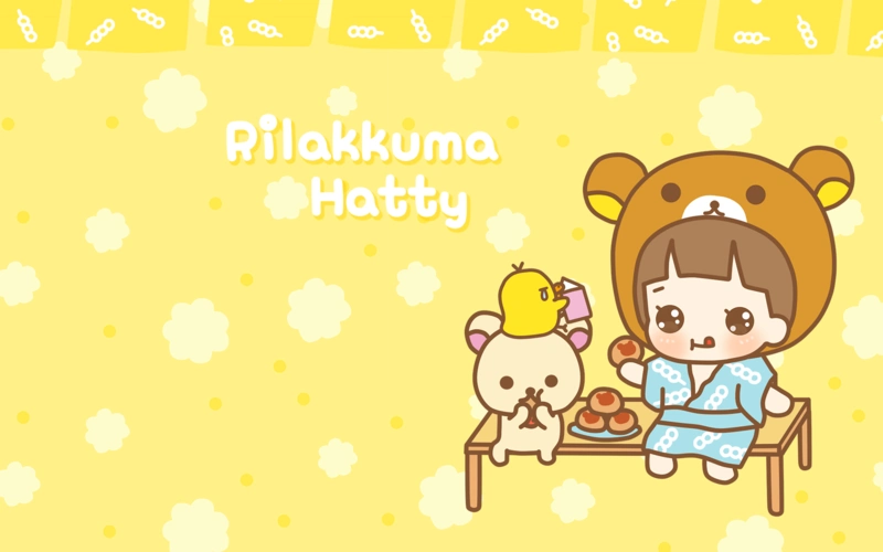 hatty轻松熊洗澡澡 - 堆糖,美图壁纸兴趣社区