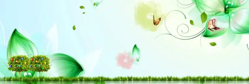 手绘自然背景横幅图片设计模板素材