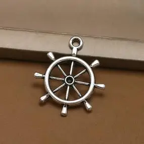 船锚吊坠金图片