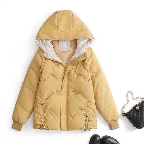 棉服女2021年新款女装短款棉衣女韩版保暖外套大码宽松棉袄潮