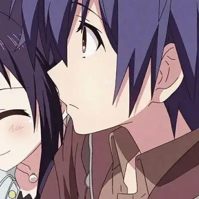 情侣头像动漫情头可爱一男一女唯美浪漫情侣高清微信头像图片