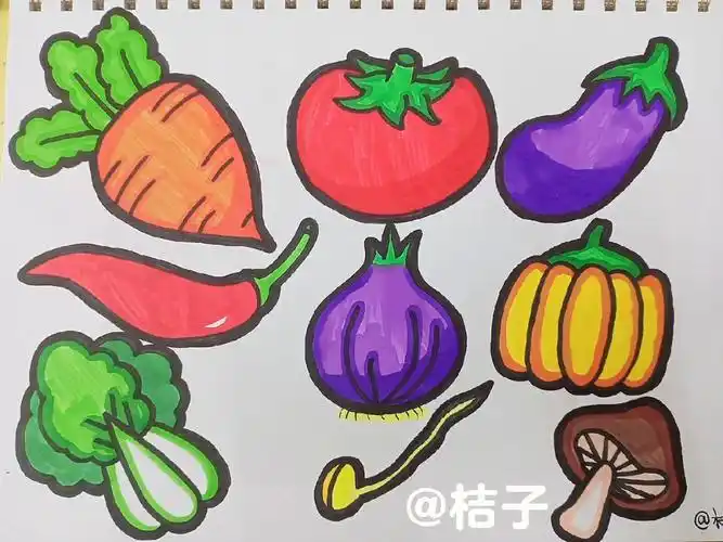 蔬菜简笔画