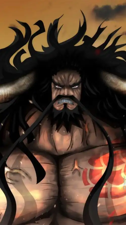 海贼王最强生物四皇百兽凯多龙形态kaido1080手机壁纸图片集(5)