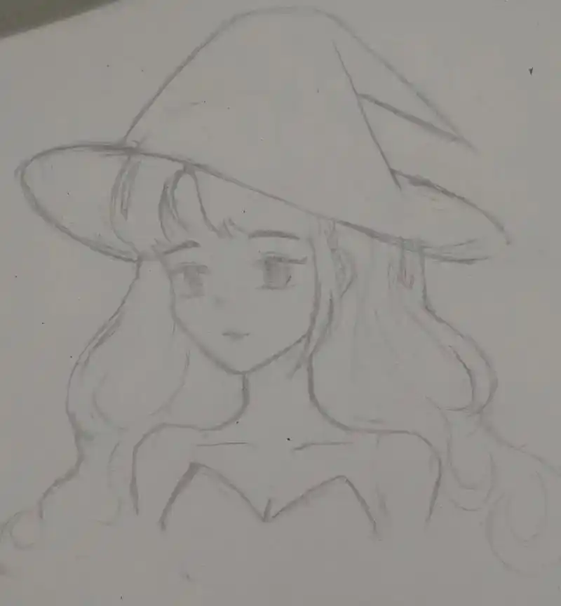 小女巫#画画 #原创人设 #手绘  - 抖音