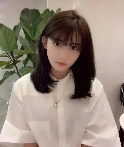 齐肩发型图片女2020最新款(齐肩发今年最新款发型)(7)