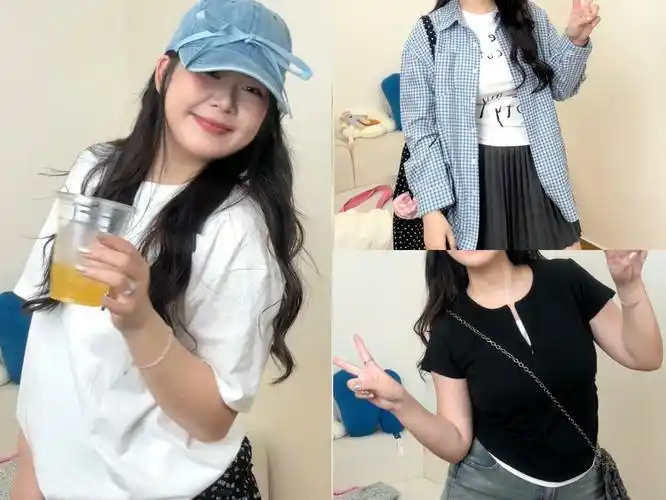 163/135斤微胖女孩夏日穿搭|显瘦又好看!梨形身材