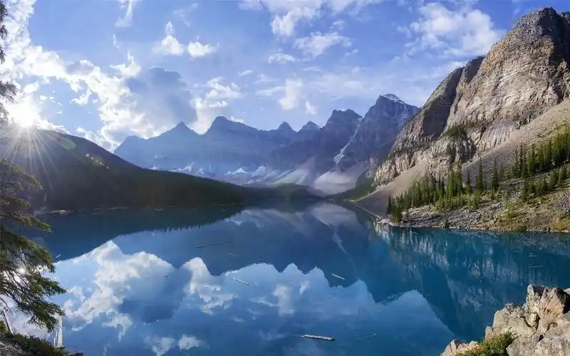 多彩意境湖泊,高清图片,电脑桌面-壁纸族
