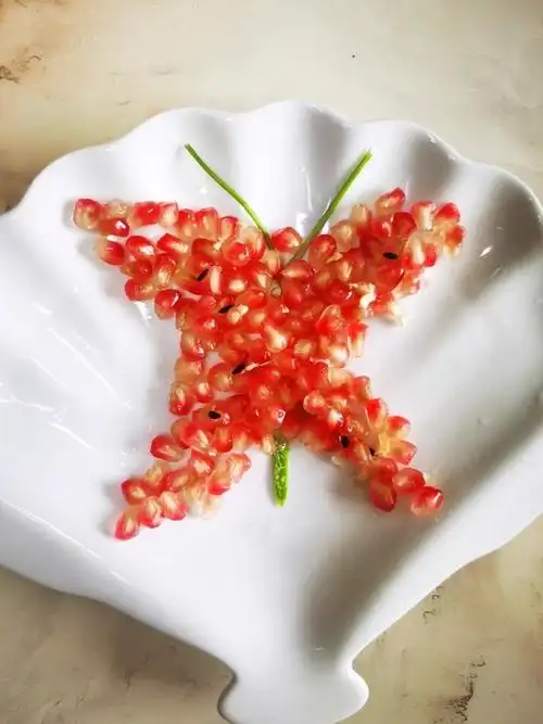 seabring做的创意石榴(盘饰,摆盘,拼盘)