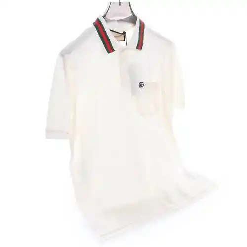 gucci古驰guc 24新款 口袋gg刺绣短袖polo衫 原版杭州国专5200购入