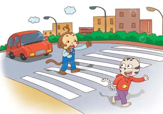 蓬莱市北沟镇中心幼儿园西城教学点——安全教育《没有斑马线的马路》