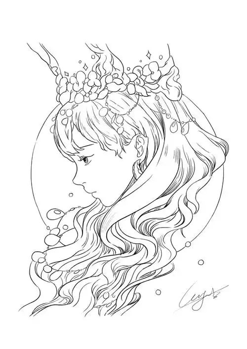 线条系列线稿画画画