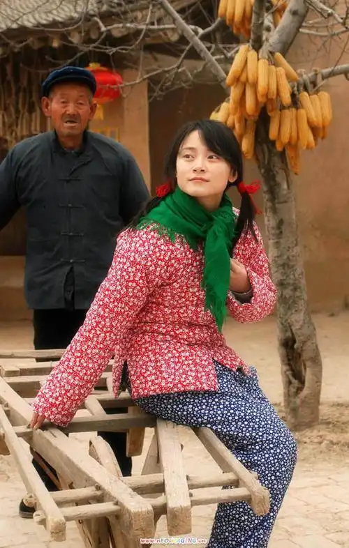 村姑--当年的花棉袄