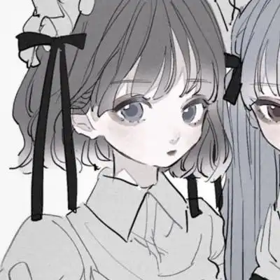 唐崎夜雨 个性高冷二次元闺蜜头像