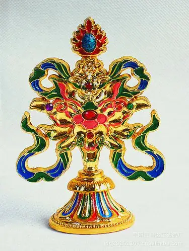 4寸八吉祥摆件 套 佛教用品 佛坛供品密宗藏教吉祥八宝 家居摆件