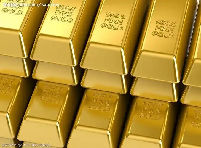 黄金一堆金条图片