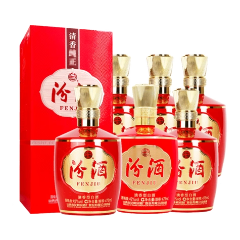 汾酒白酒 汾酒 1915巴拿马 清香型白酒 42度 475ml*6瓶 整箱装多少钱