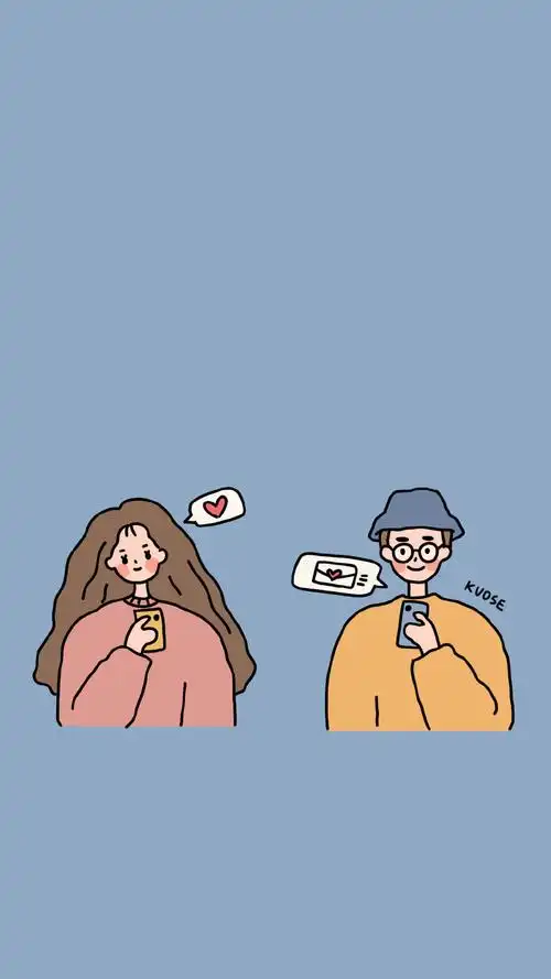 情侣壁纸 kuose插画师