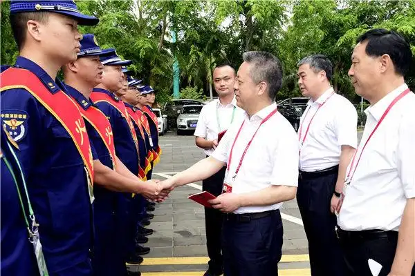 海南省消防救援总队党史学习教育在安保一线落地见效