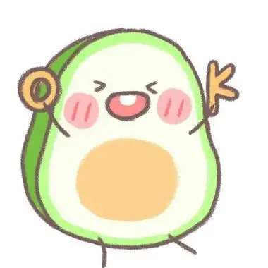 搞清拟人化的牛油果可爱卡通头像图片
