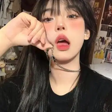 ins风甜酷辣妹女生头像真人图片