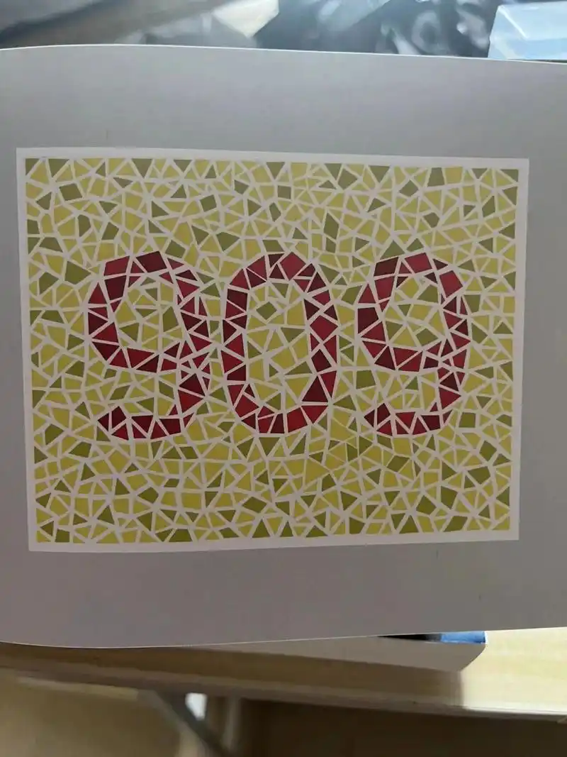 红绿色弱色盲测试 体检色弱测试 来看看你能看清几张