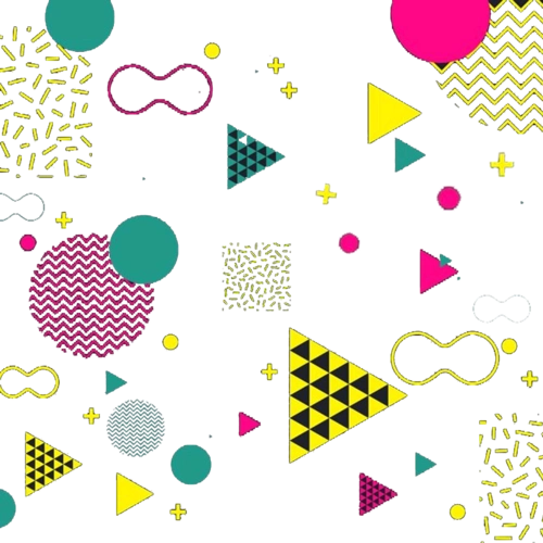 多彩多边形图案素材图片