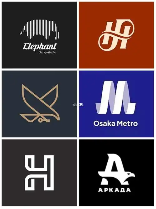 简约极简丨创意标志丨极简字母设计