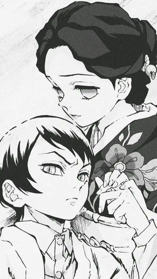 鬼灭之刃黑白人物回忆录