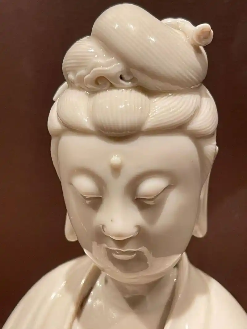 真品【何朝宗】观音像细节图鉴(1)