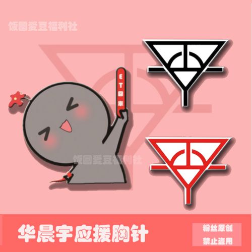 华晨宇胸针周边黑煤球同款应援火星logo标志包别针衣服徽章亚克力