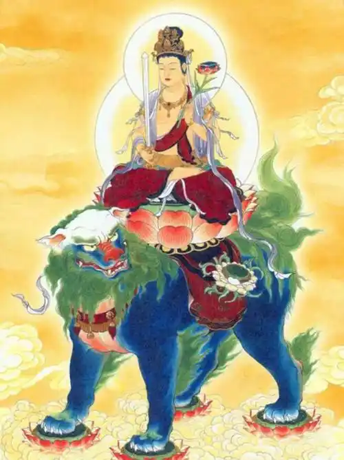 今天四月四文殊菩萨生日许个愿好愿天成