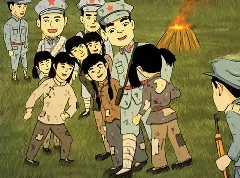 长征系列萌漫故事(23)"红小鬼"千里赶队伍