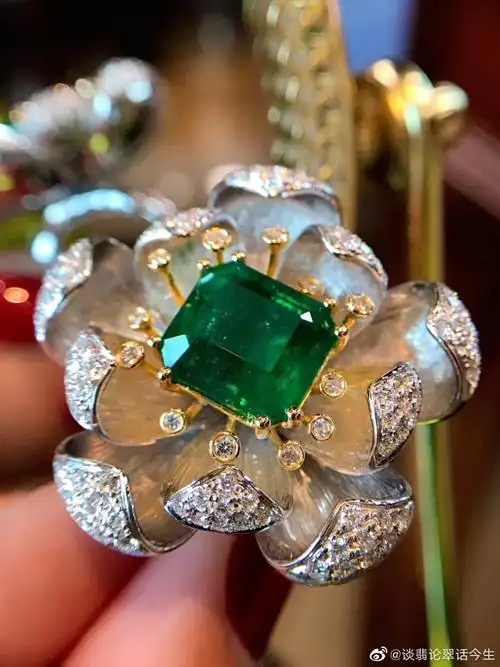 祖母绿花朵珠宝 - 堆糖,美图壁纸兴趣社区
