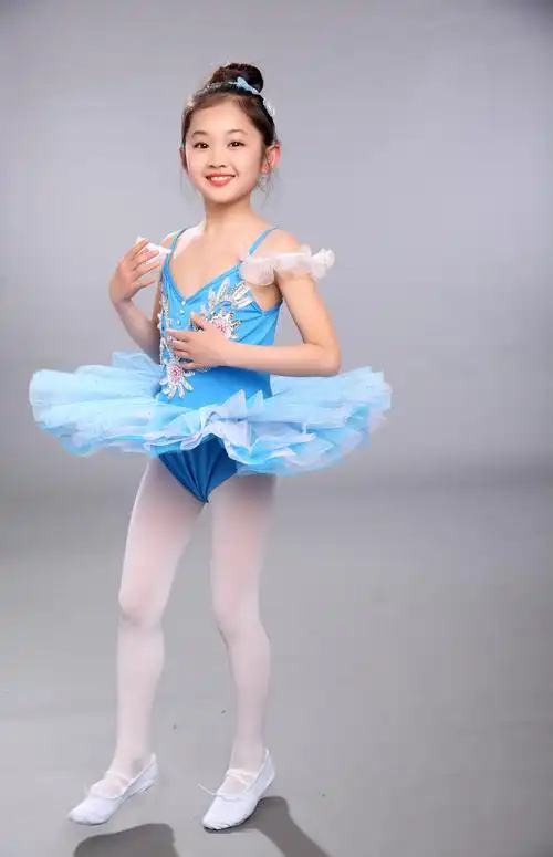 定制 新款儿童舞蹈服芭蕾舞裙 女童演出服蓬蓬裙表演tutu考级练功服女