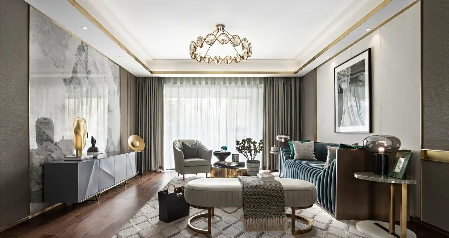 沈阳澳海白沙岛装修效果图s简约美式装修风格