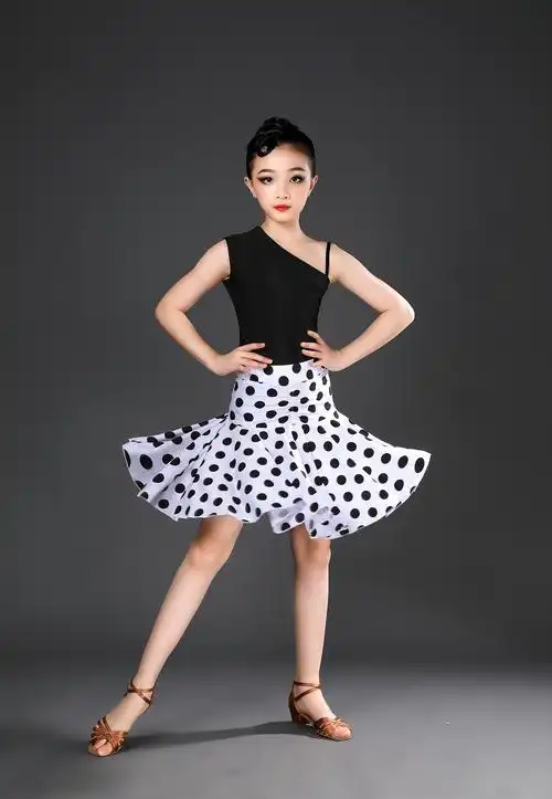 拉丁舞新款少儿练功表演演出演出服服装女童比赛儿童演出服